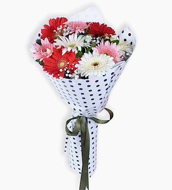 Renkli Gerbera Buketi